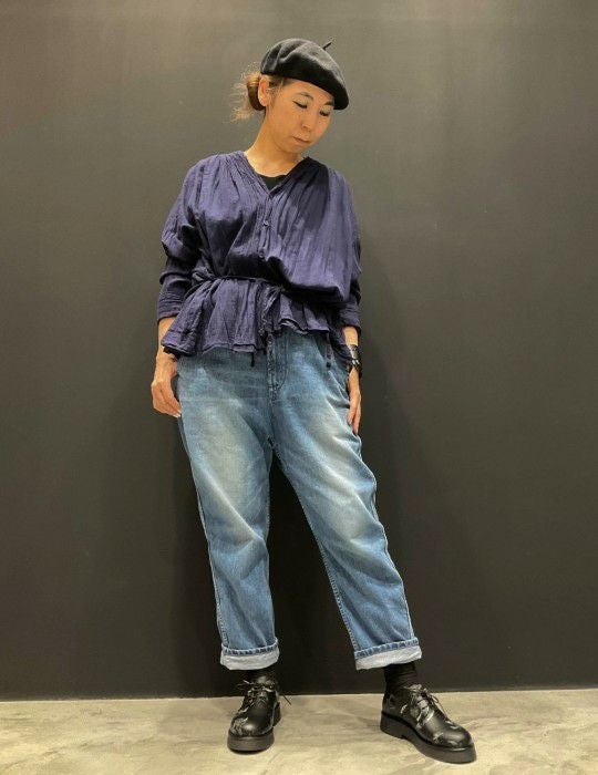 プリント レザーシューズ
