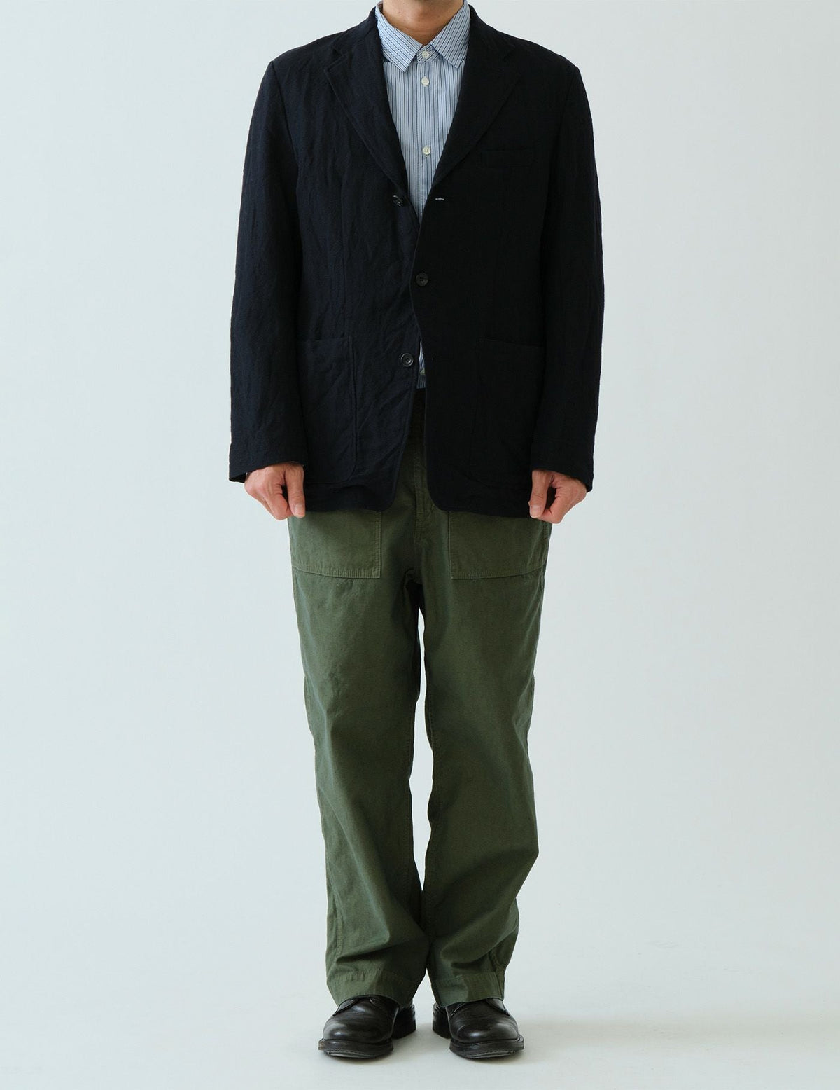 THOMAS MAISONストライプレギュラーカラーシャツ