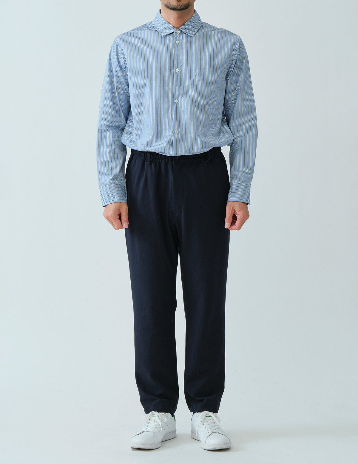 THOMAS MAISONストライプレギュラーカラーシャツ