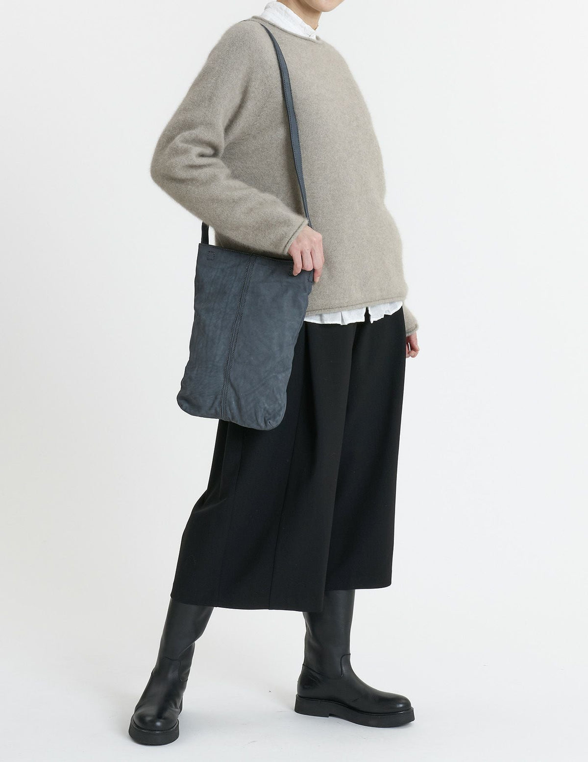 草木染 レザーショルダーバッグ(小)