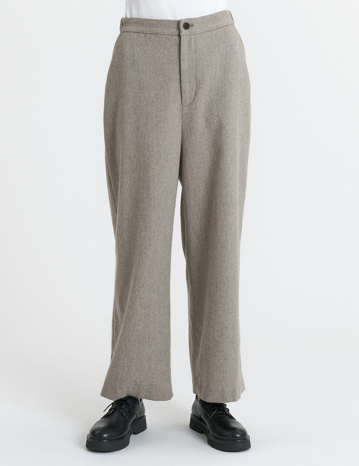 ECO WOOLフラノ ワイドパンツ