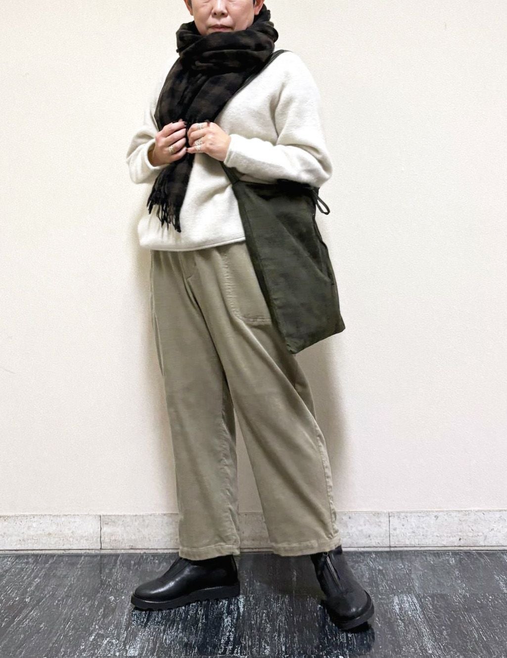 WILLOW BOUGHS/PIMPERNEL 製品染ワンショルダーバッグ