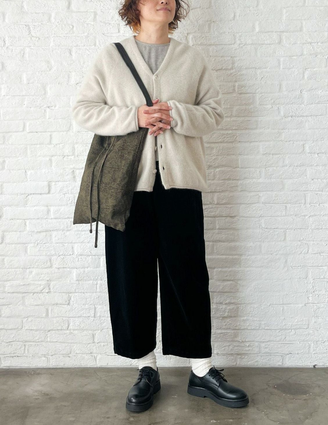 WILLOW BOUGHS/PIMPERNEL 製品染ワンショルダーバッグ