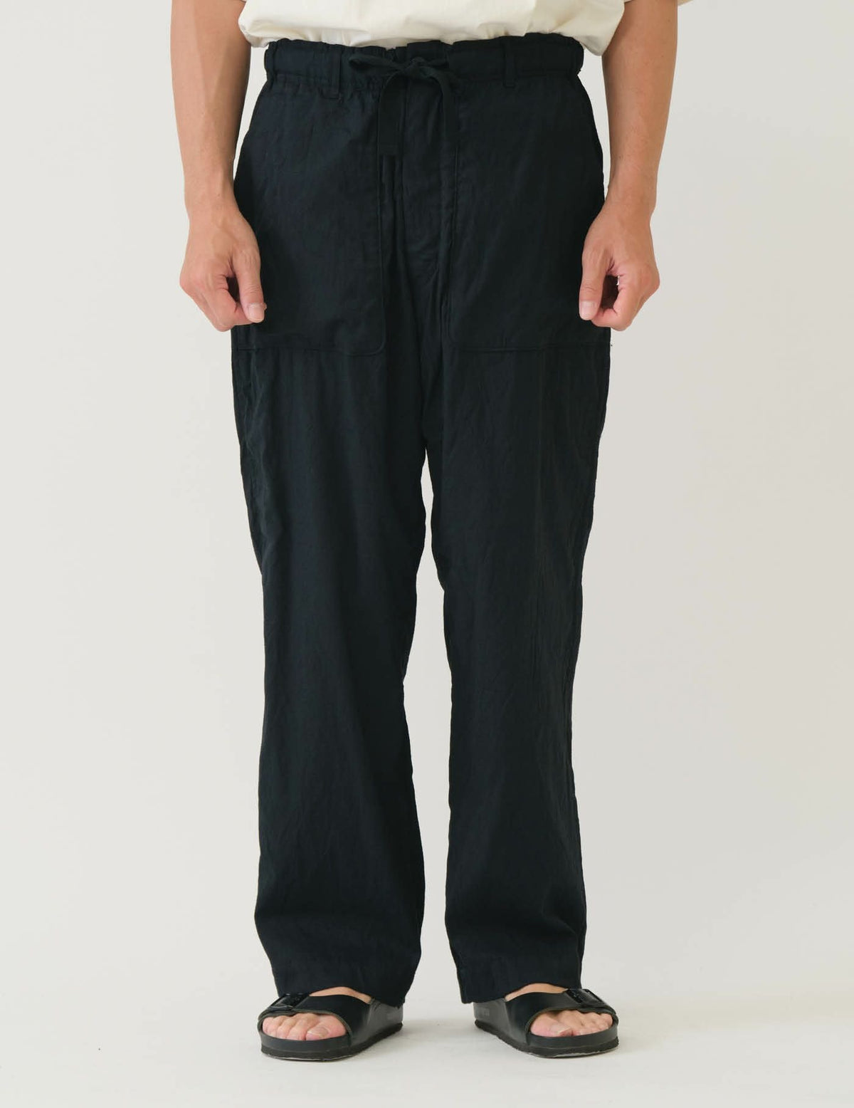 WO/SI ワッシャータンブラーワイドイージーパンツ