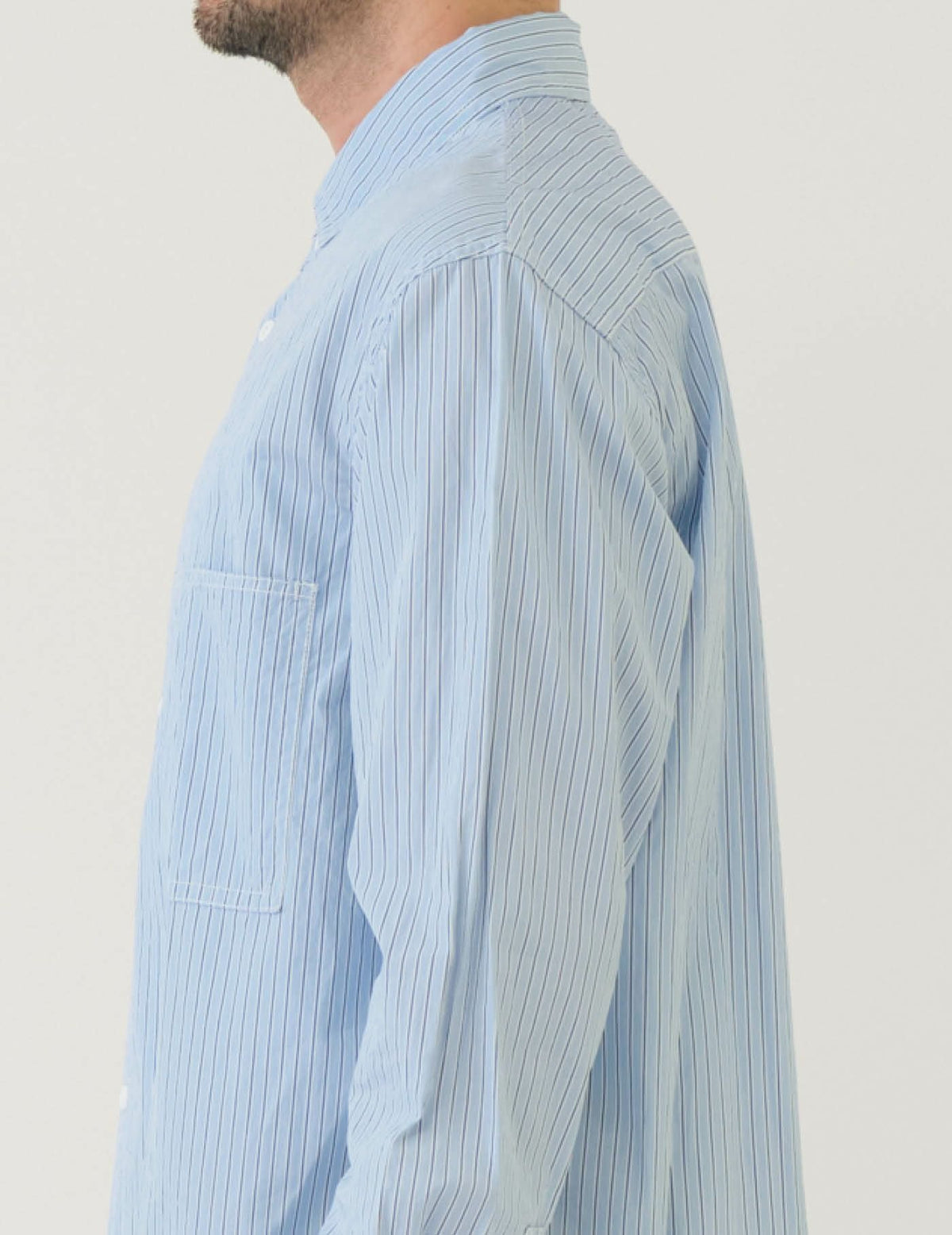 THOMAS MAISONストライプレギュラーカラーシャツ