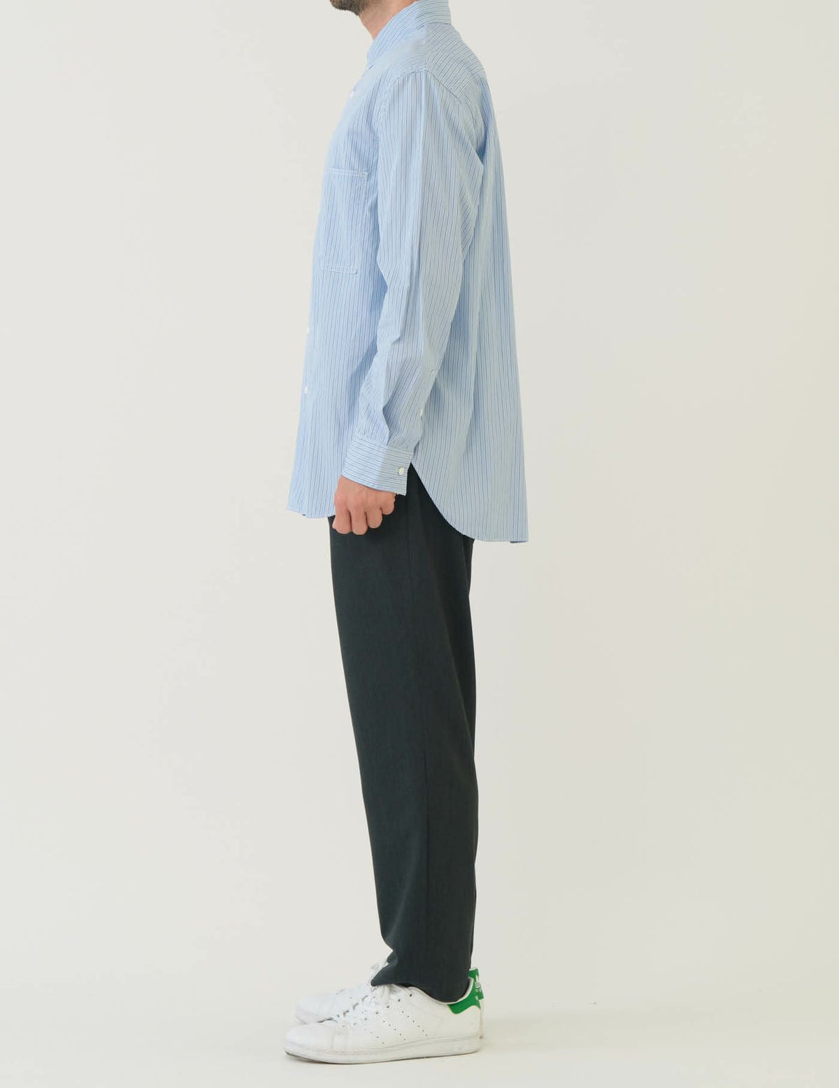THOMAS MAISONストライプレギュラーカラーシャツ