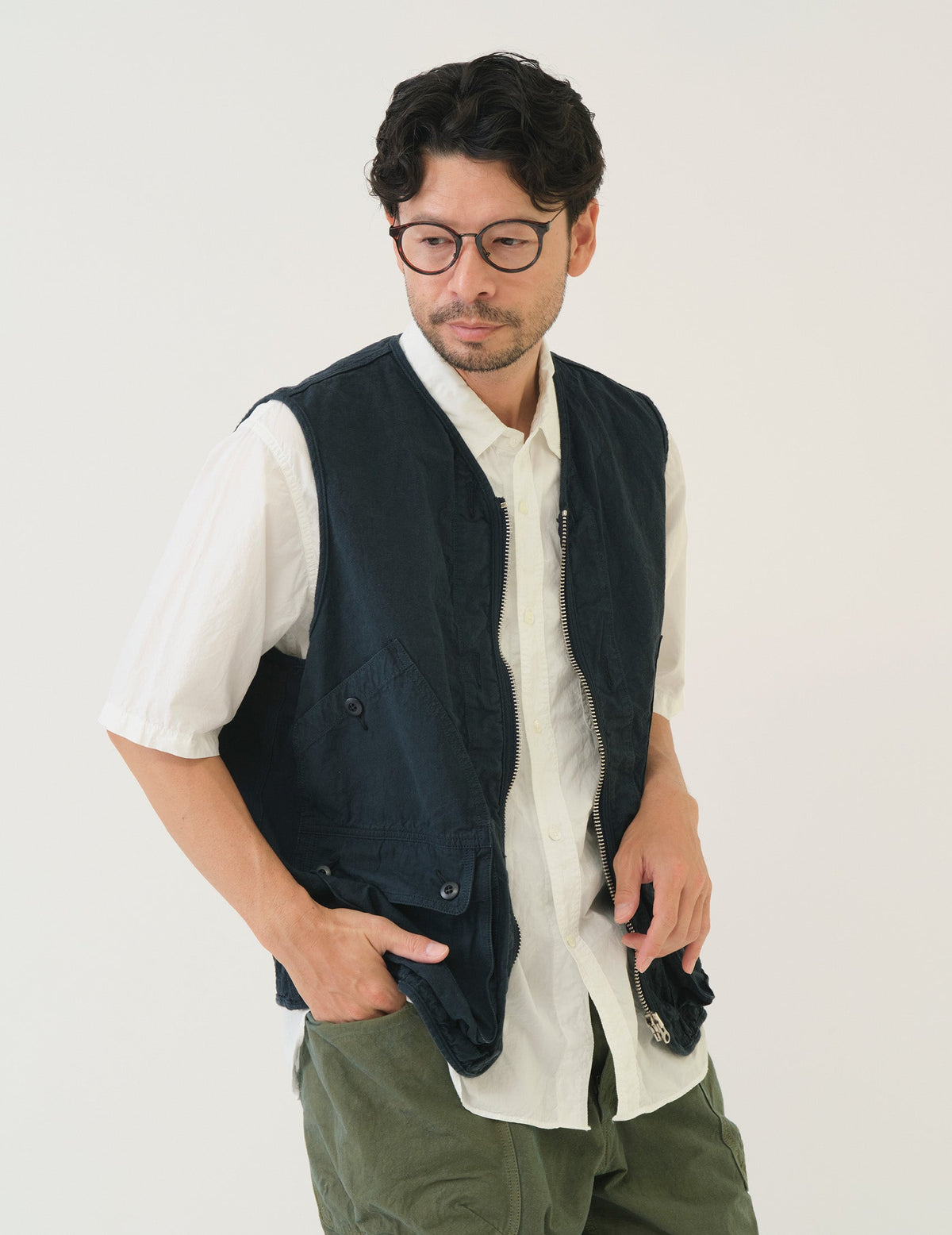 CO/HEMPウェザーロングワークベスト