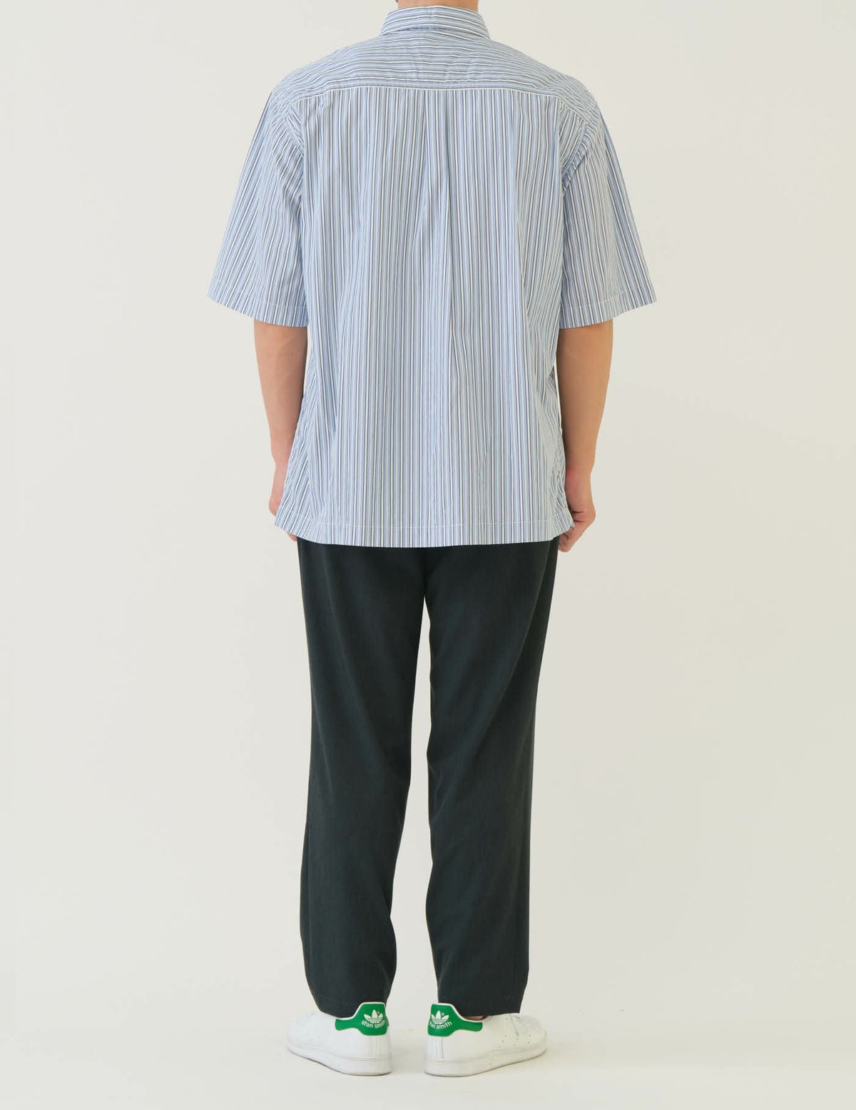 THOMAS MAISONストライプー半袖レギャラーカラーシャツ