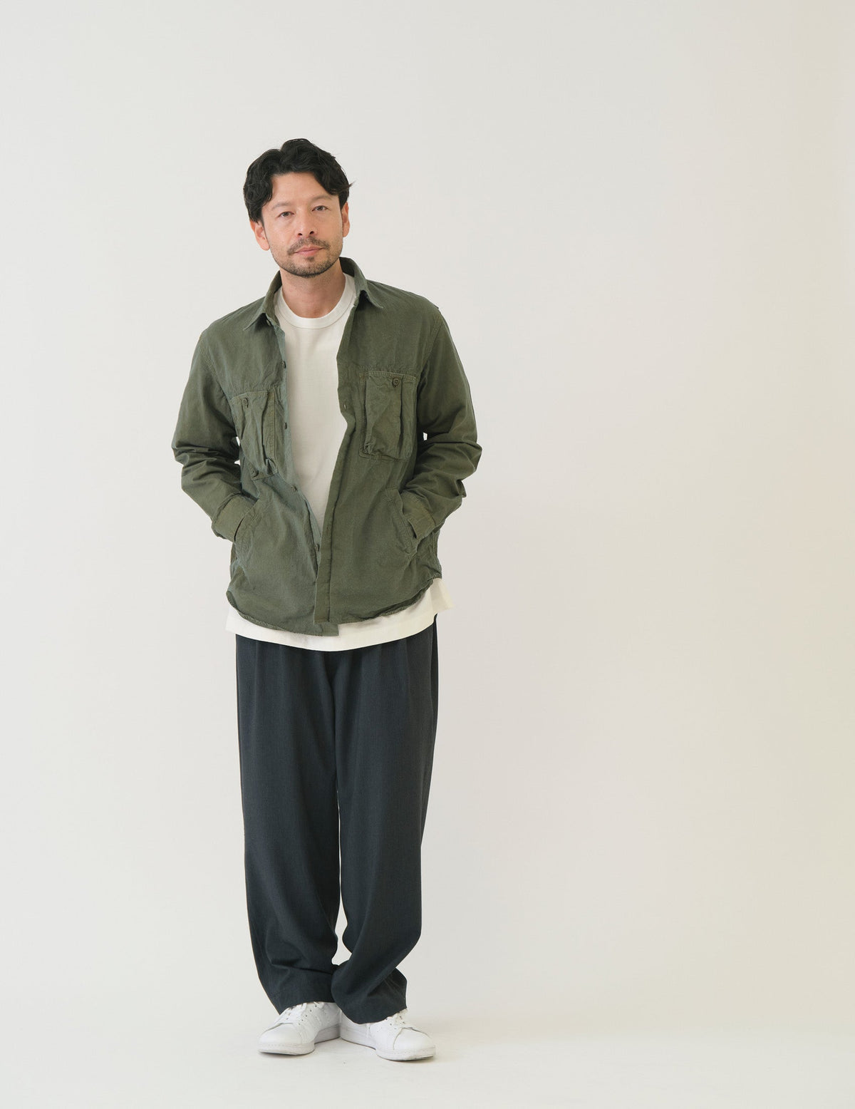 53 チャコール Msize:モデル180㎝
