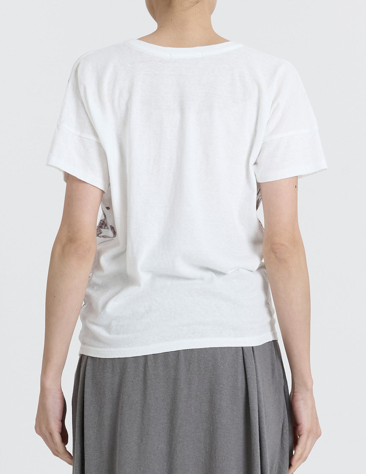 透かしプリント Tシャツ