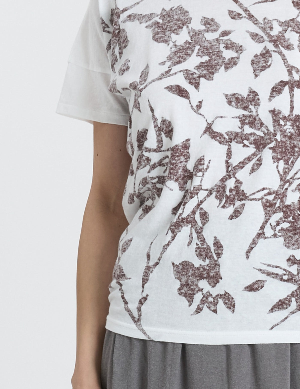 透かしプリント Tシャツ