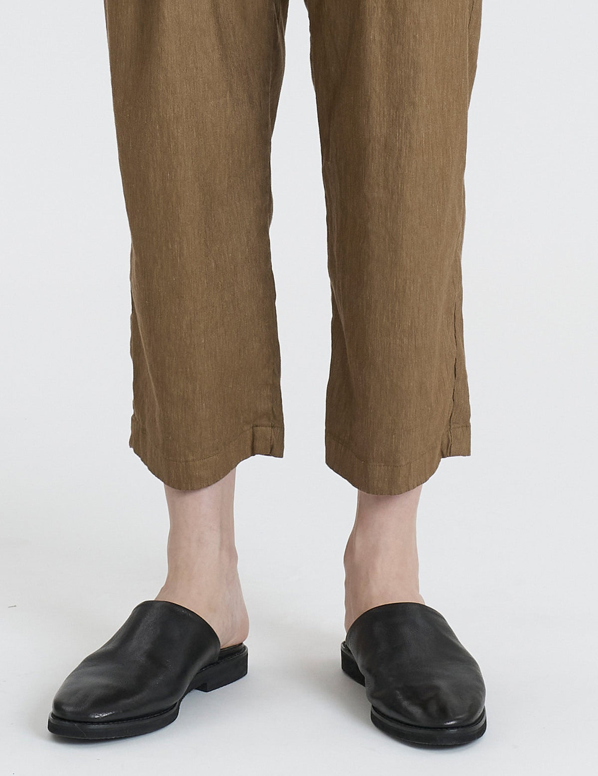 リネンレーヨンストレッチ パンツ