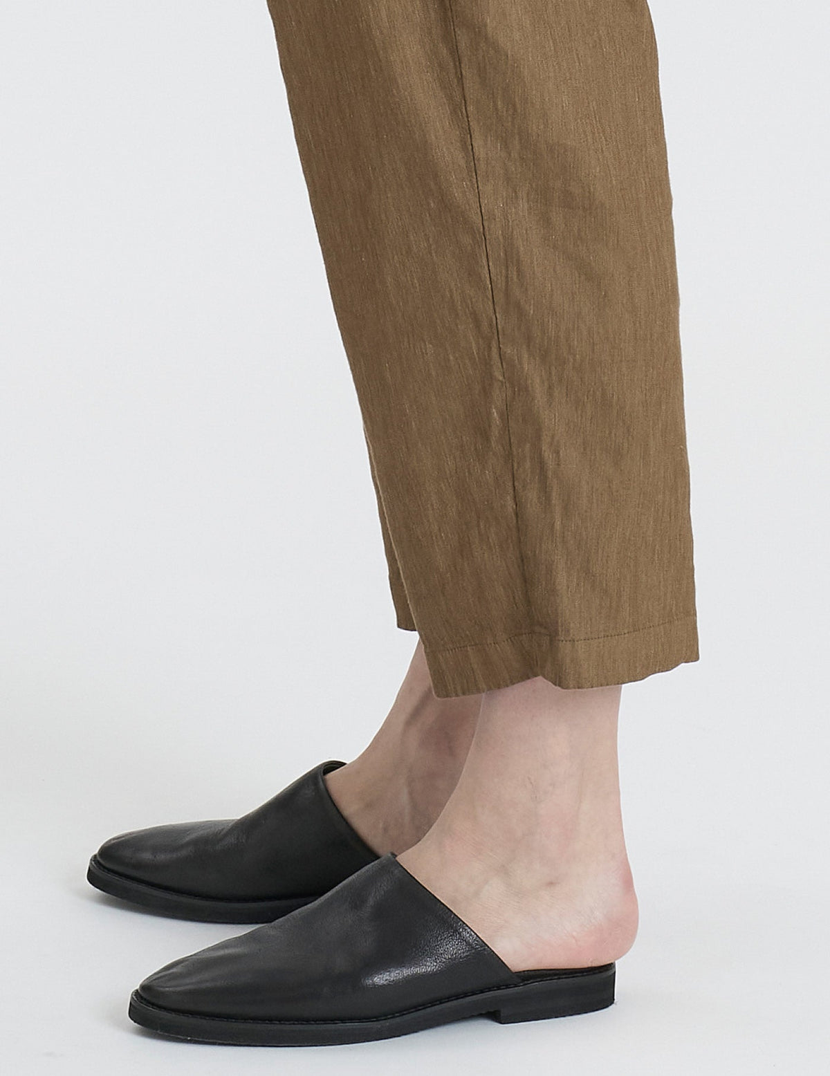 リネンレーヨンストレッチ パンツ
