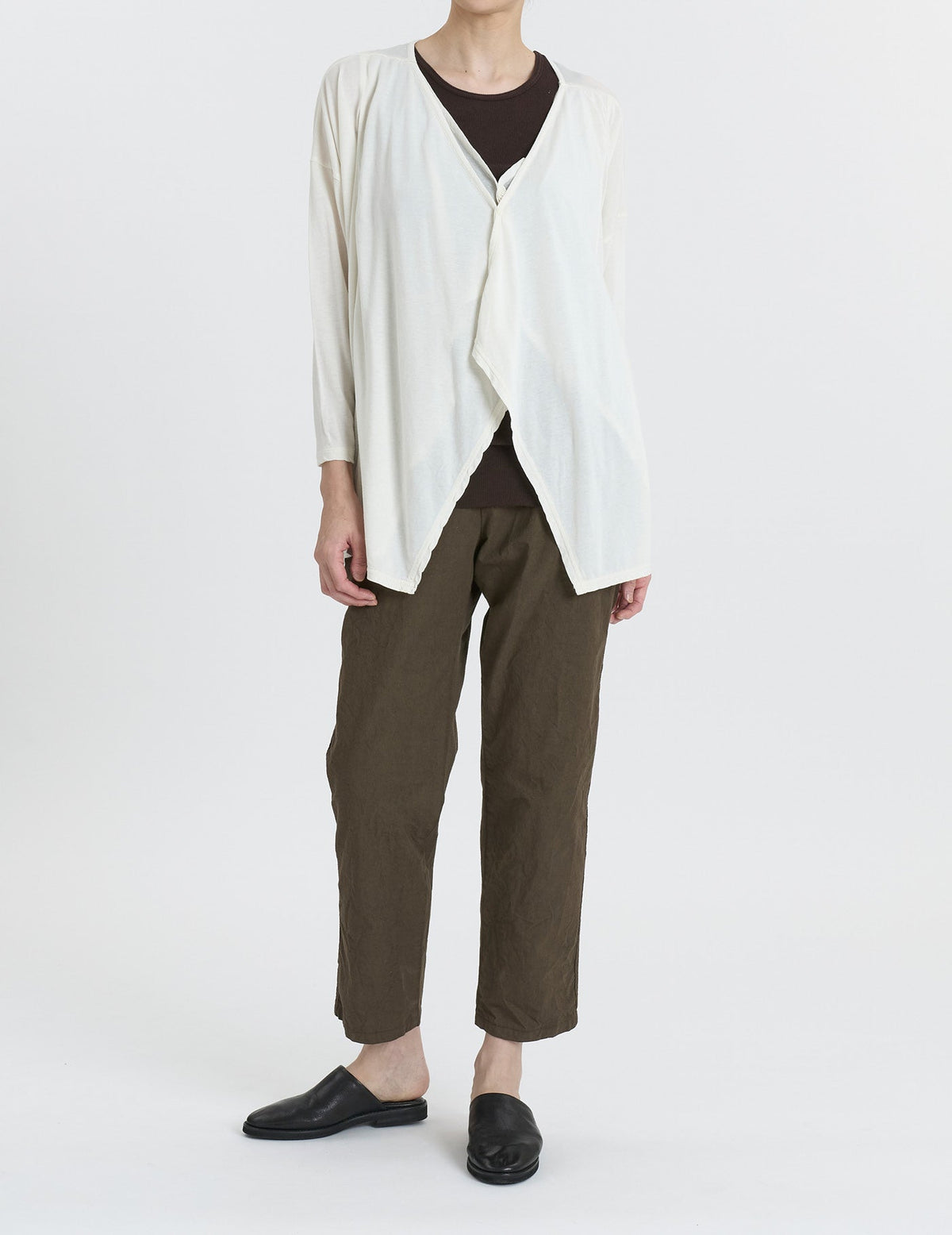 綿ベンベルグ カーディガン