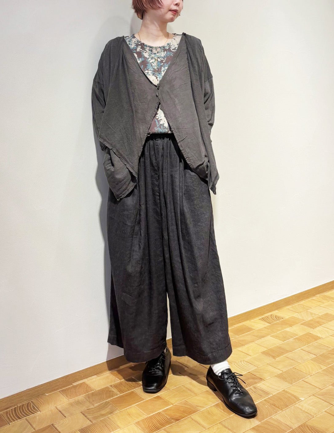綿ベンベルグ カーディガン
