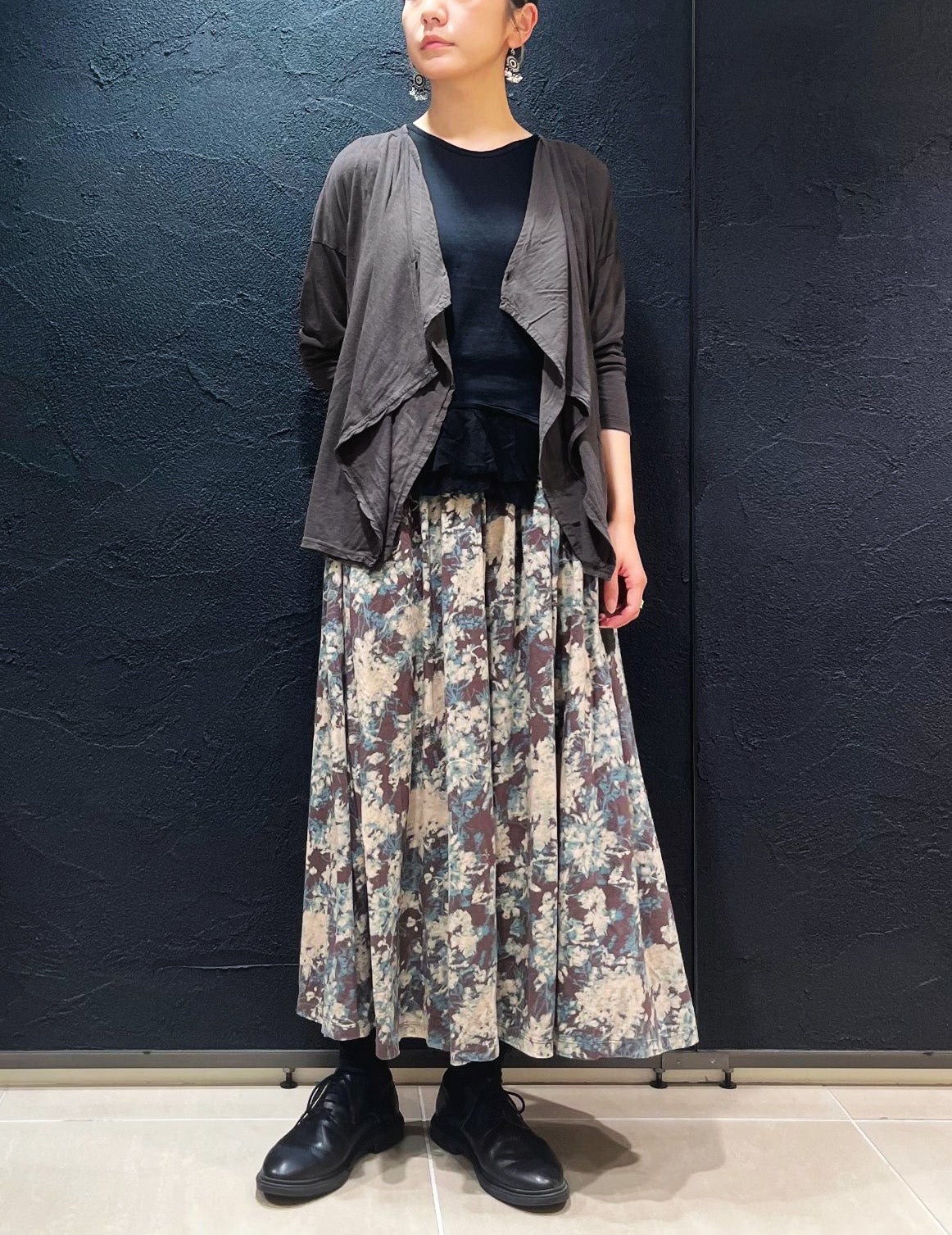 綿ベンベルグ カーディガン