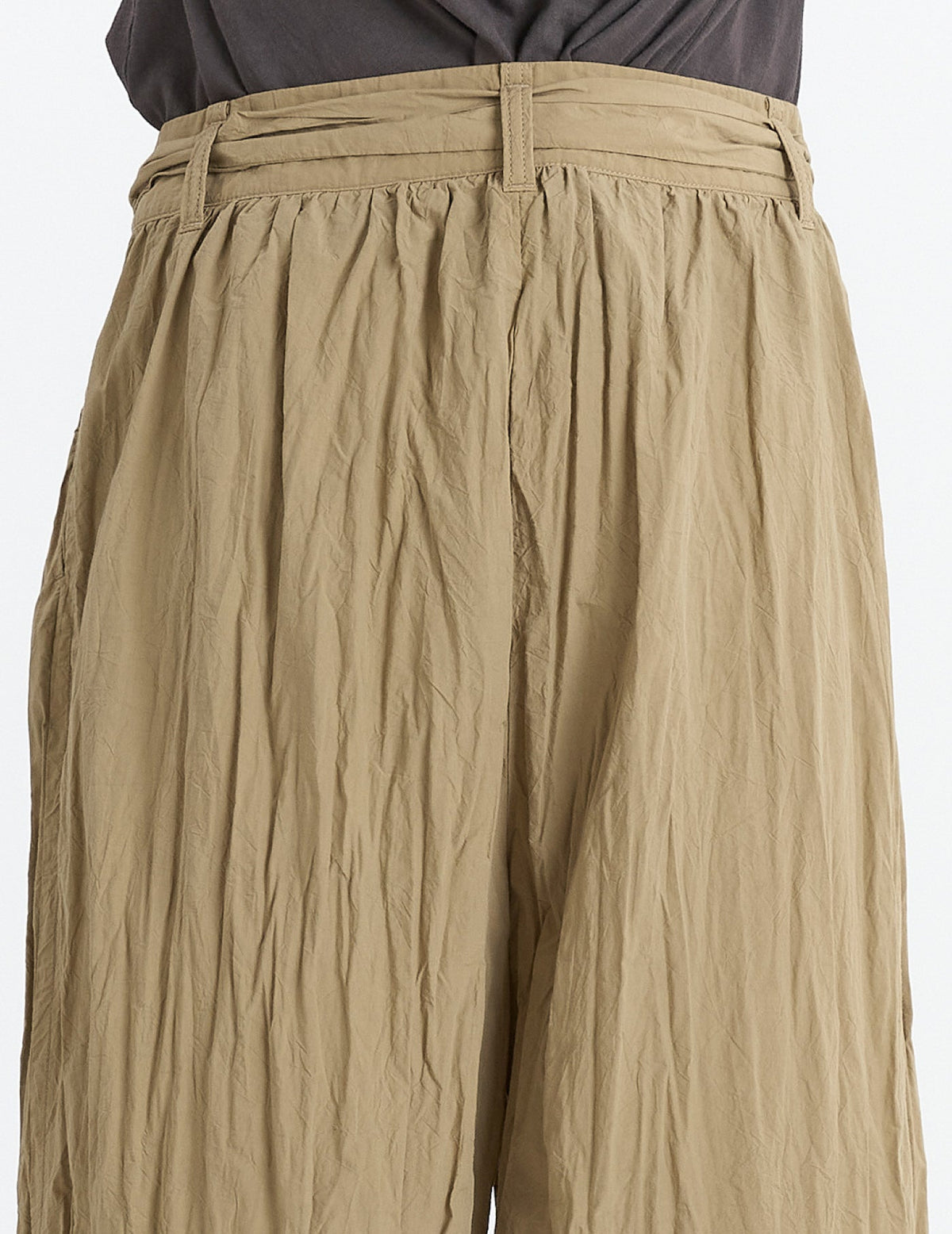 80タイプライターしわ加工 パンツ
