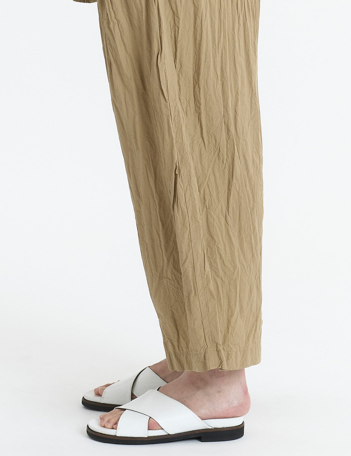 80タイプライターしわ加工 パンツ