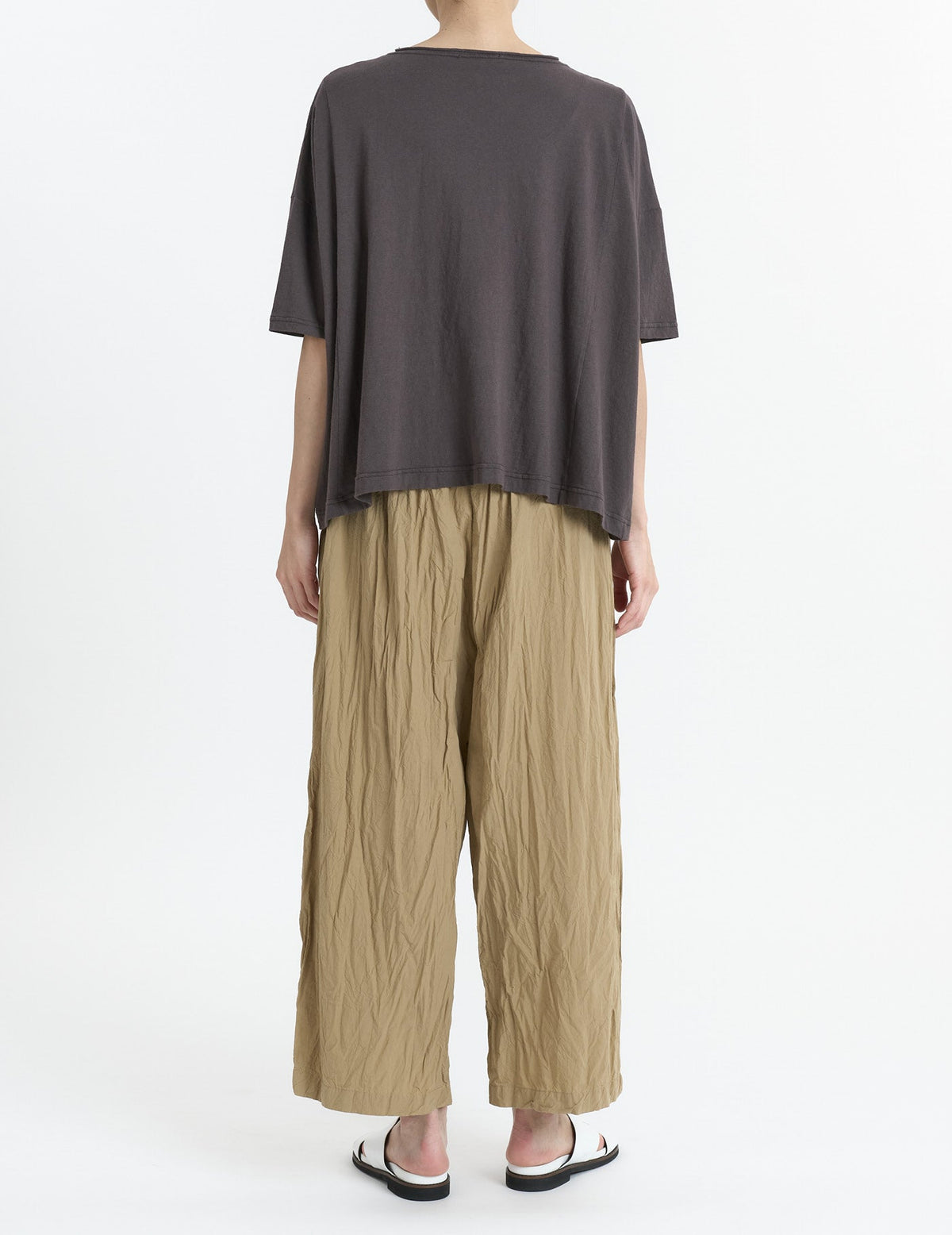 80タイプライターしわ加工 パンツ