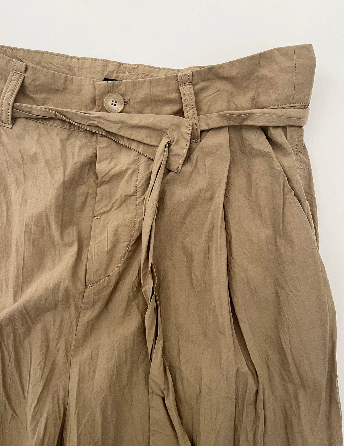 80タイプライターしわ加工 パンツ