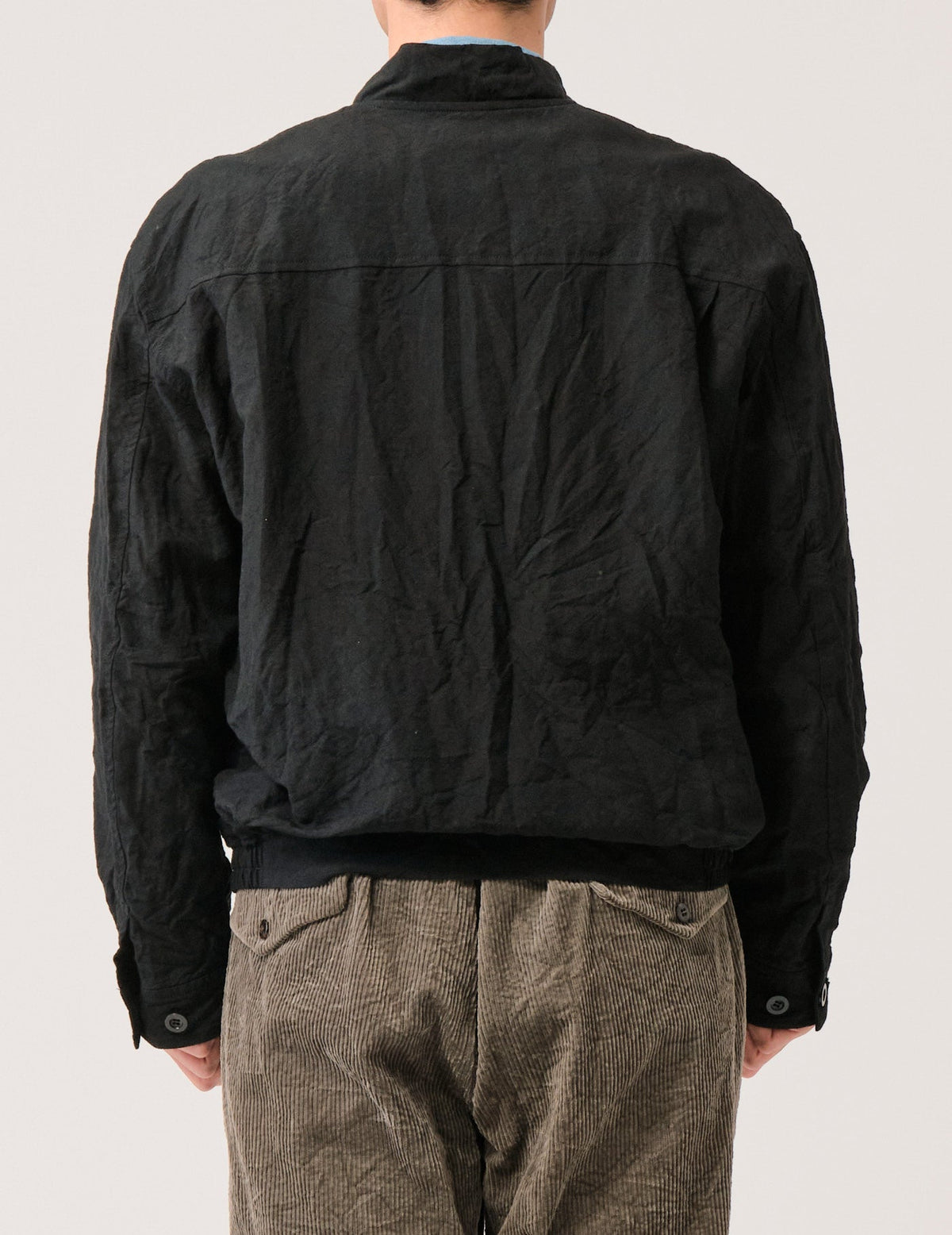 WO/LIワッシャーフロントZIPショートジャケット