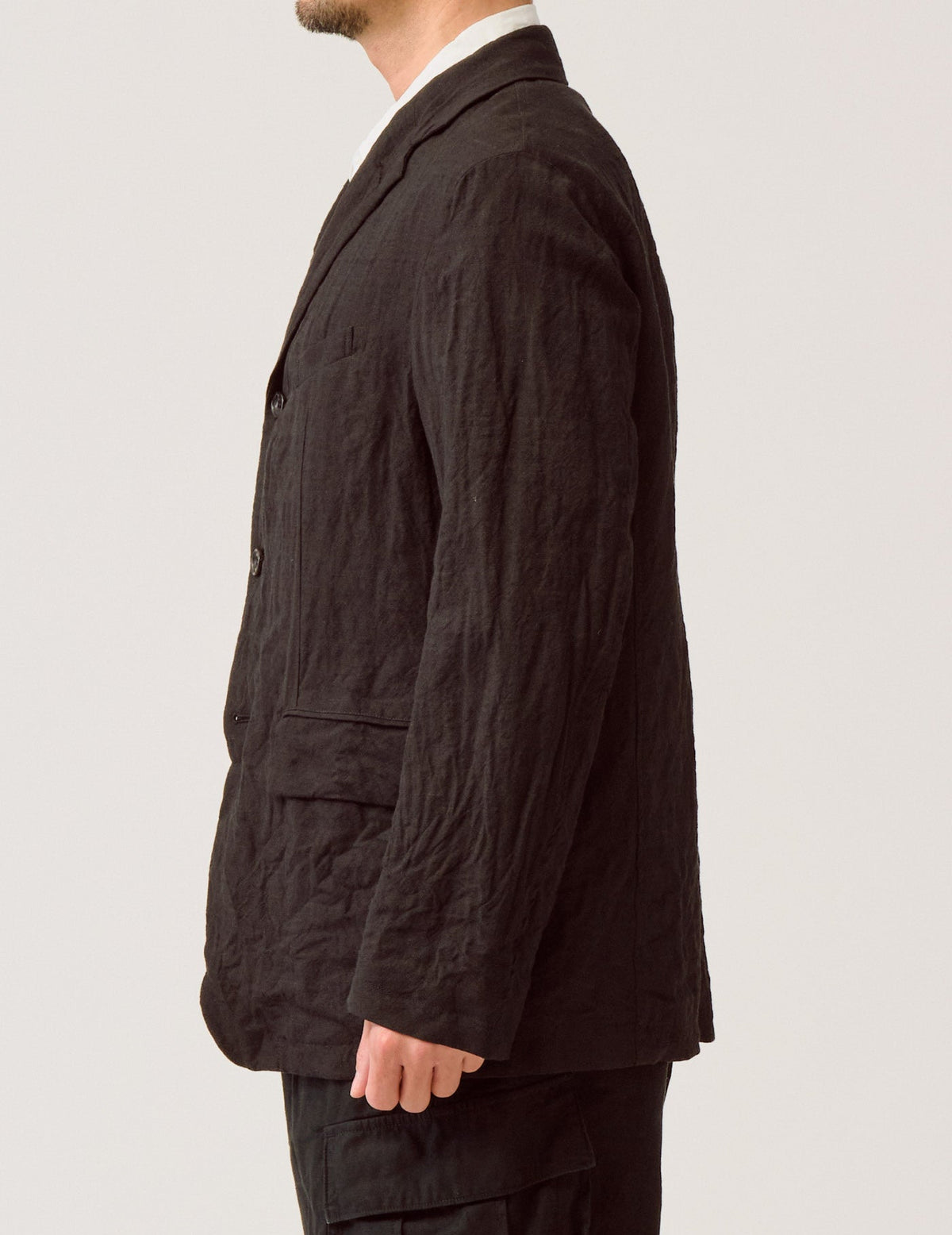 WO/LIワッシャー3ッ釦ラードジャケット