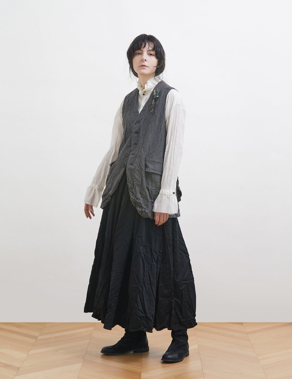 リサイクルT/Rピンヘッド ジレ