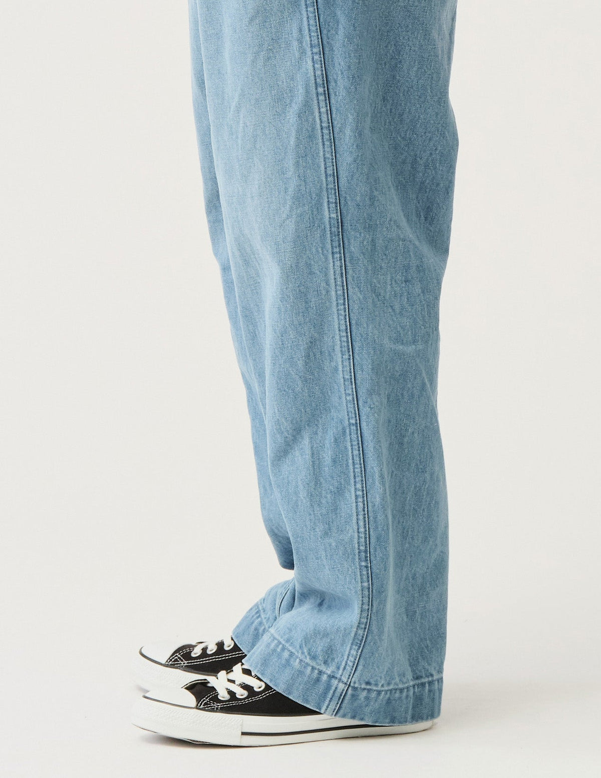 13ozムラ糸デニムワイドワークパンツ