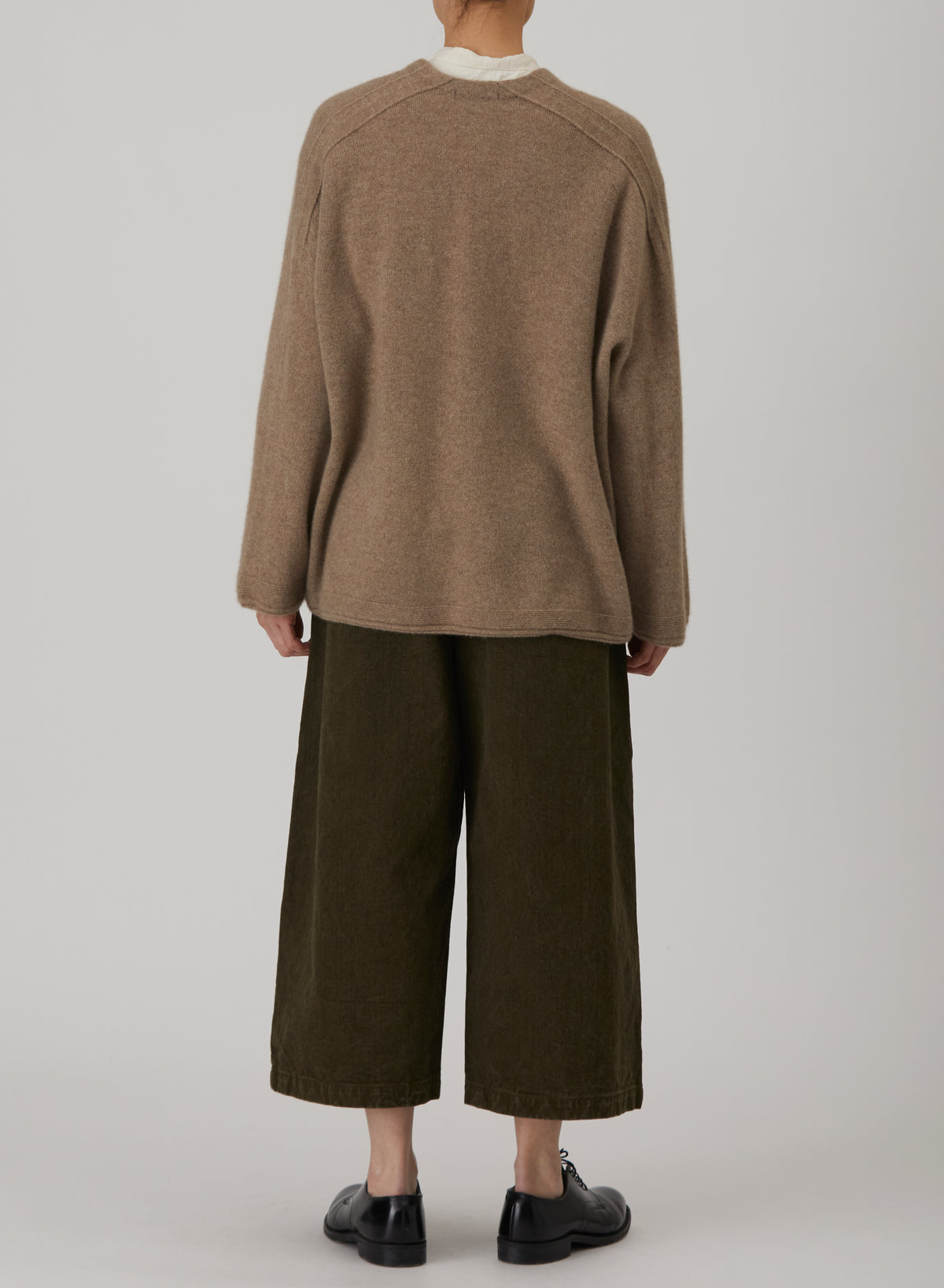 Pure Cashmere 100% Eyelet Square Cardigan