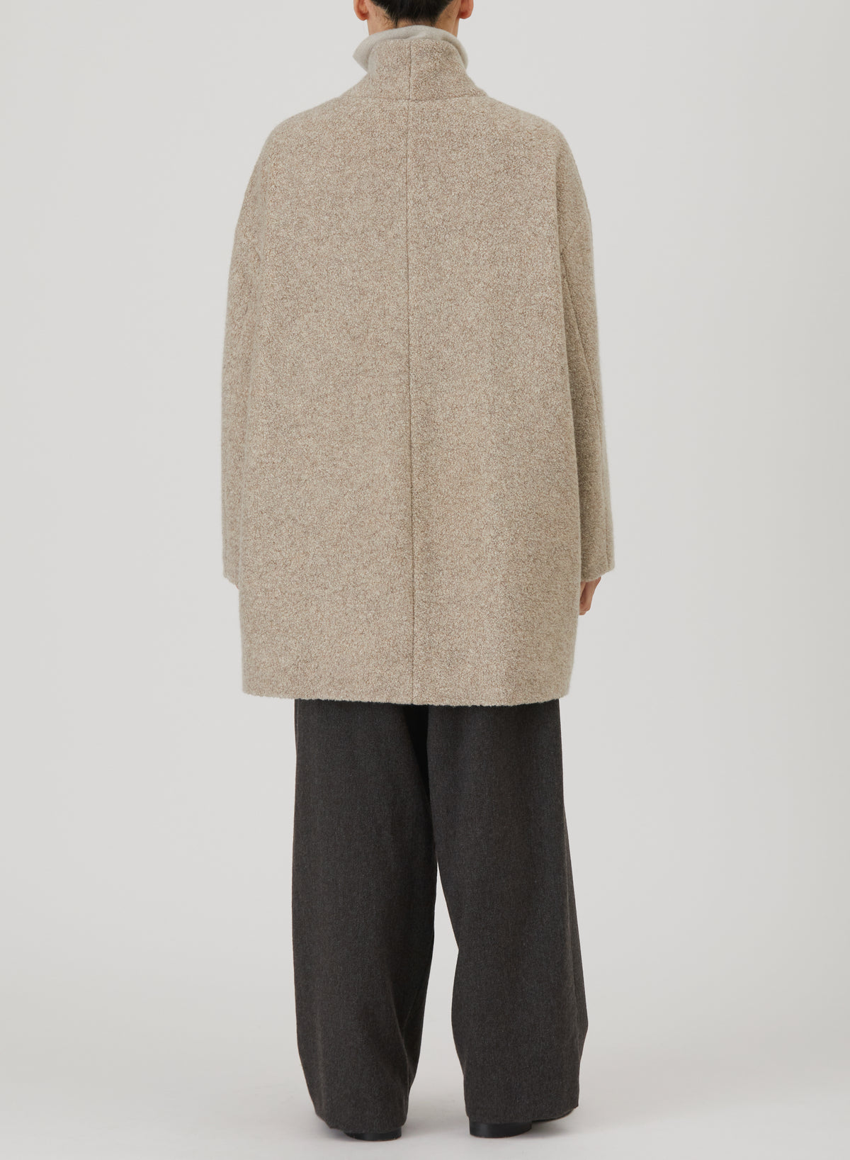 Relax cashmere ハーフコート