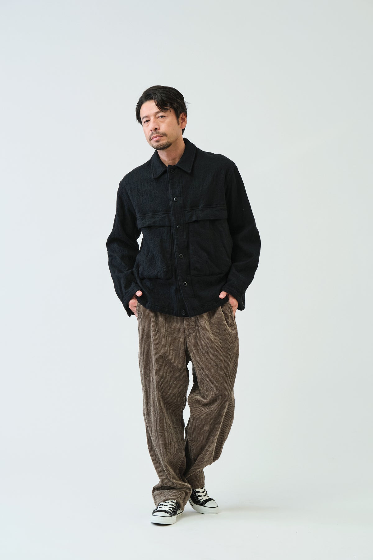 CO/WOツイルワッシャーシャツジャケット