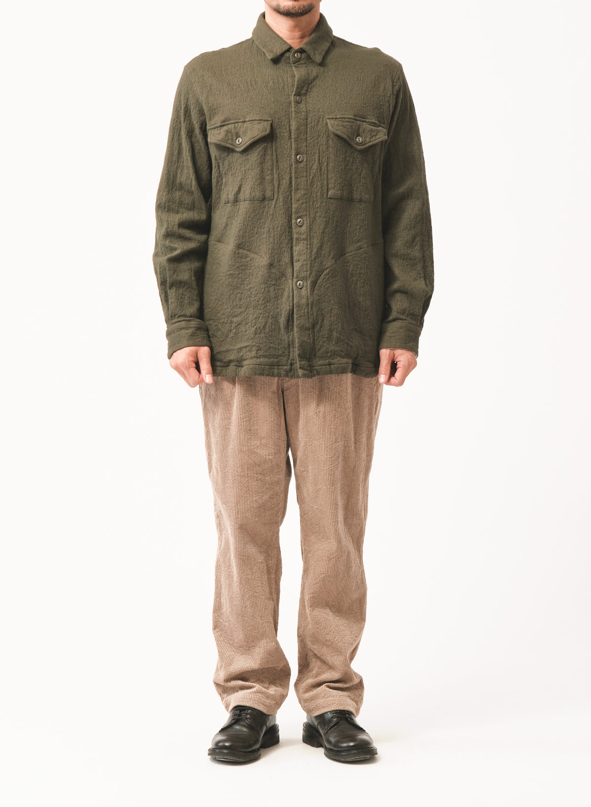 CO/WOツイルワッシャーワークシャツ