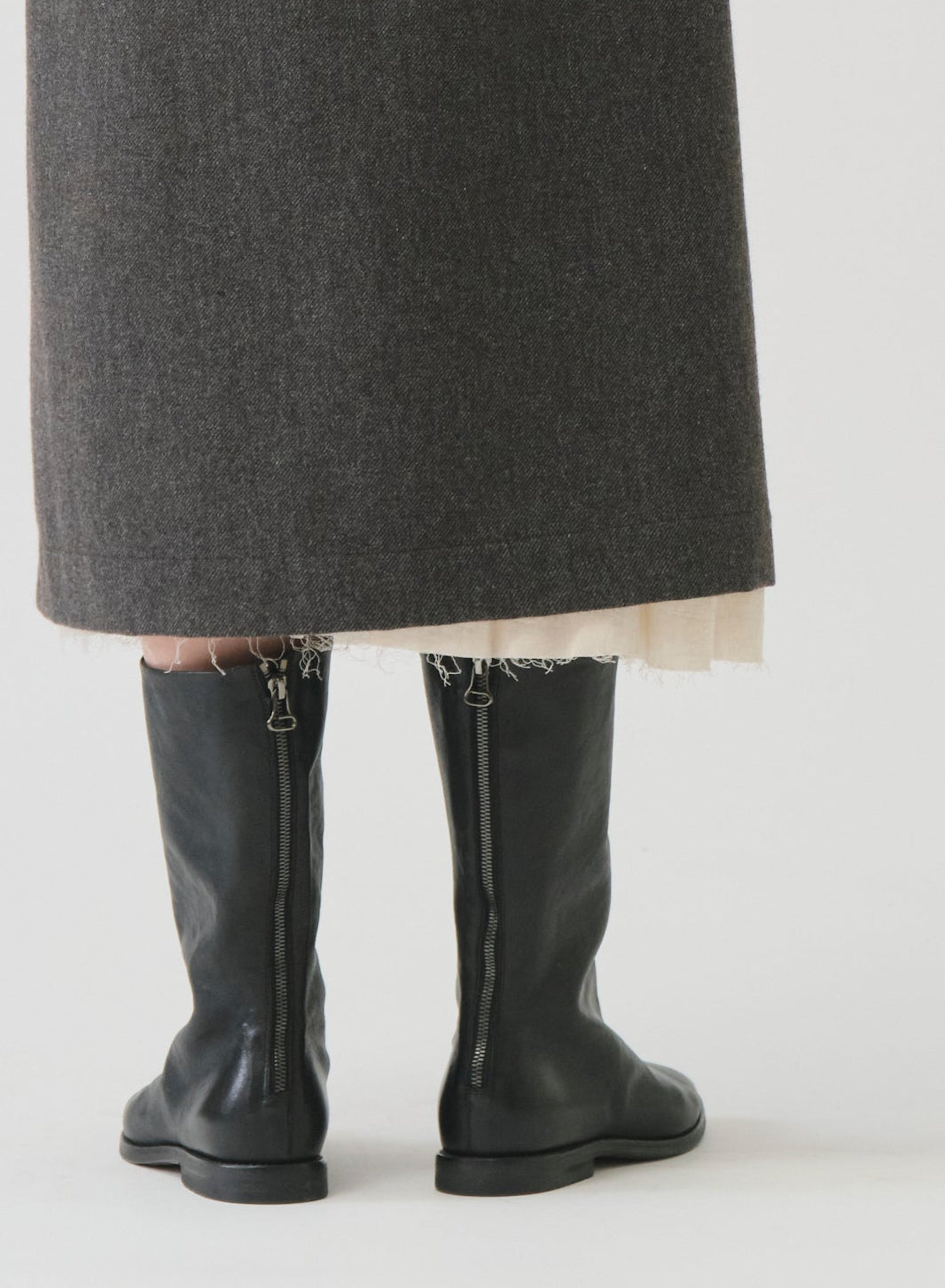 ECO WOOLプレミアムツイードスカート