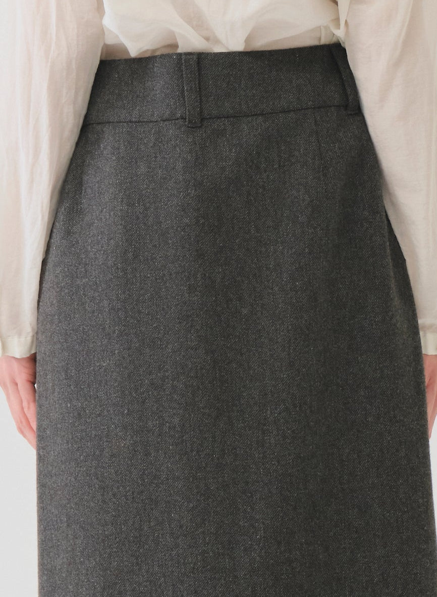 ECO WOOLプレミアムツイードスカート