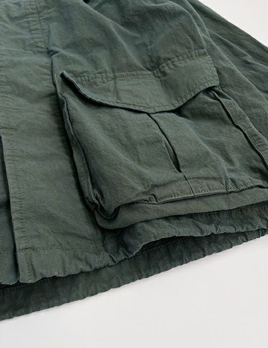 【SDC pour PDC】コットンヘンプウエザー ノーカラーファティーク ジャケット