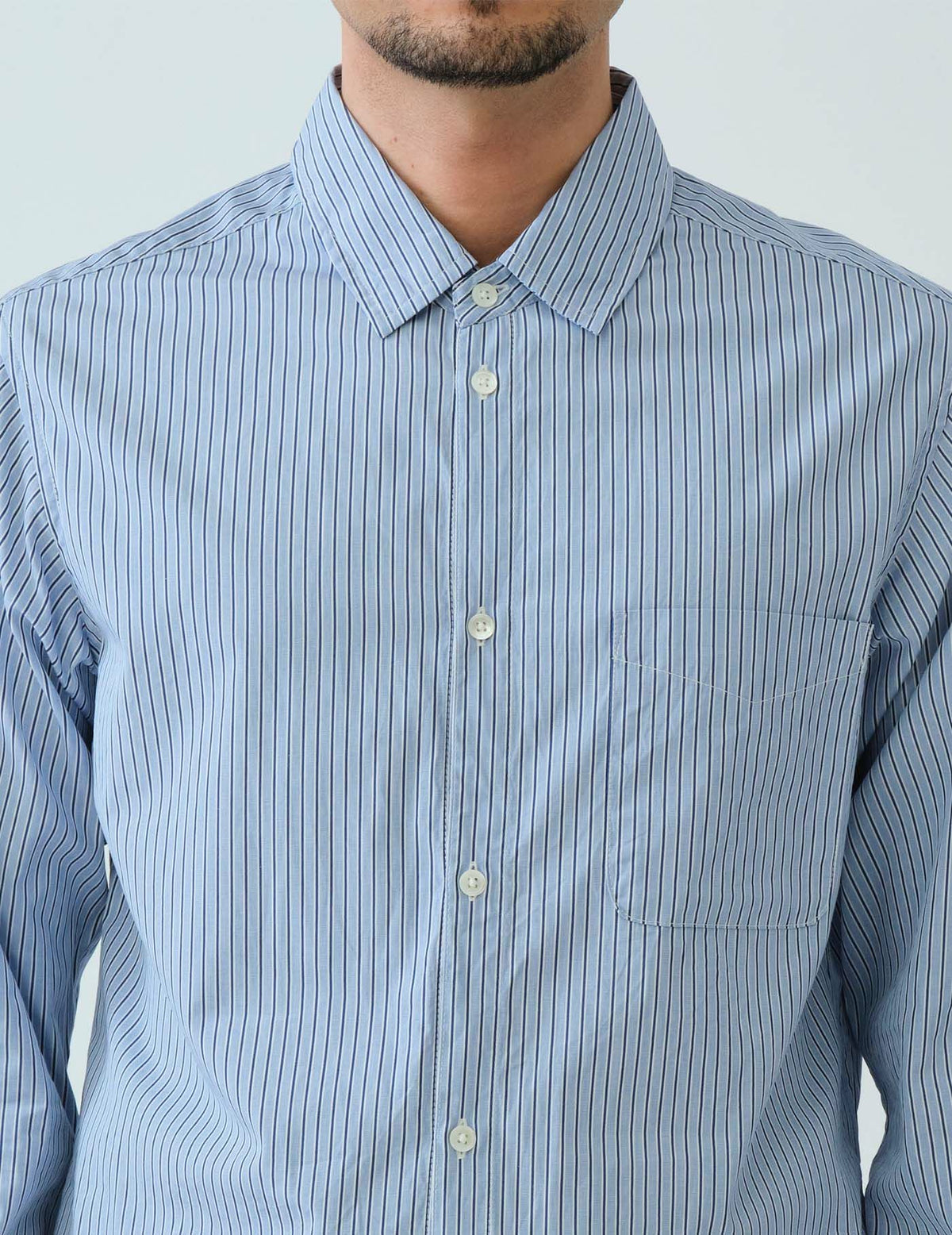 THOMAS MAISONストライプレギュラーカラーシャツ