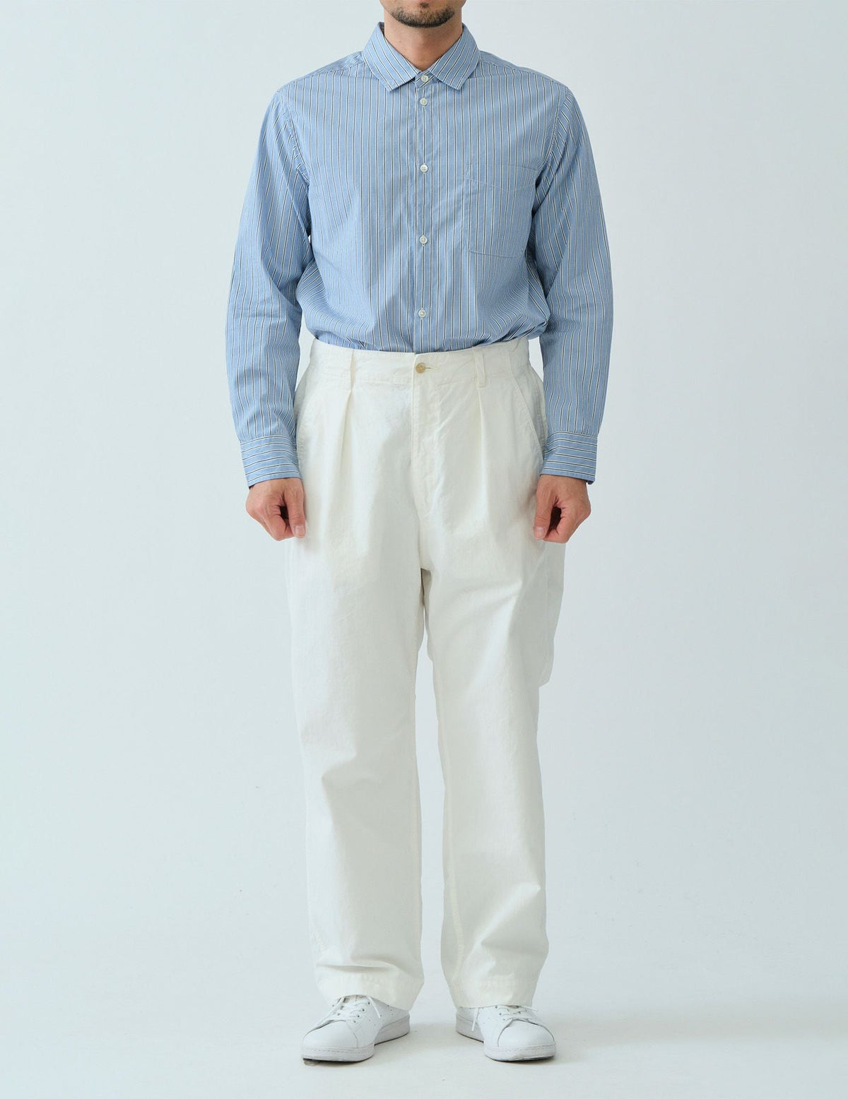 THOMAS MAISONストライプレギュラーカラーシャツ