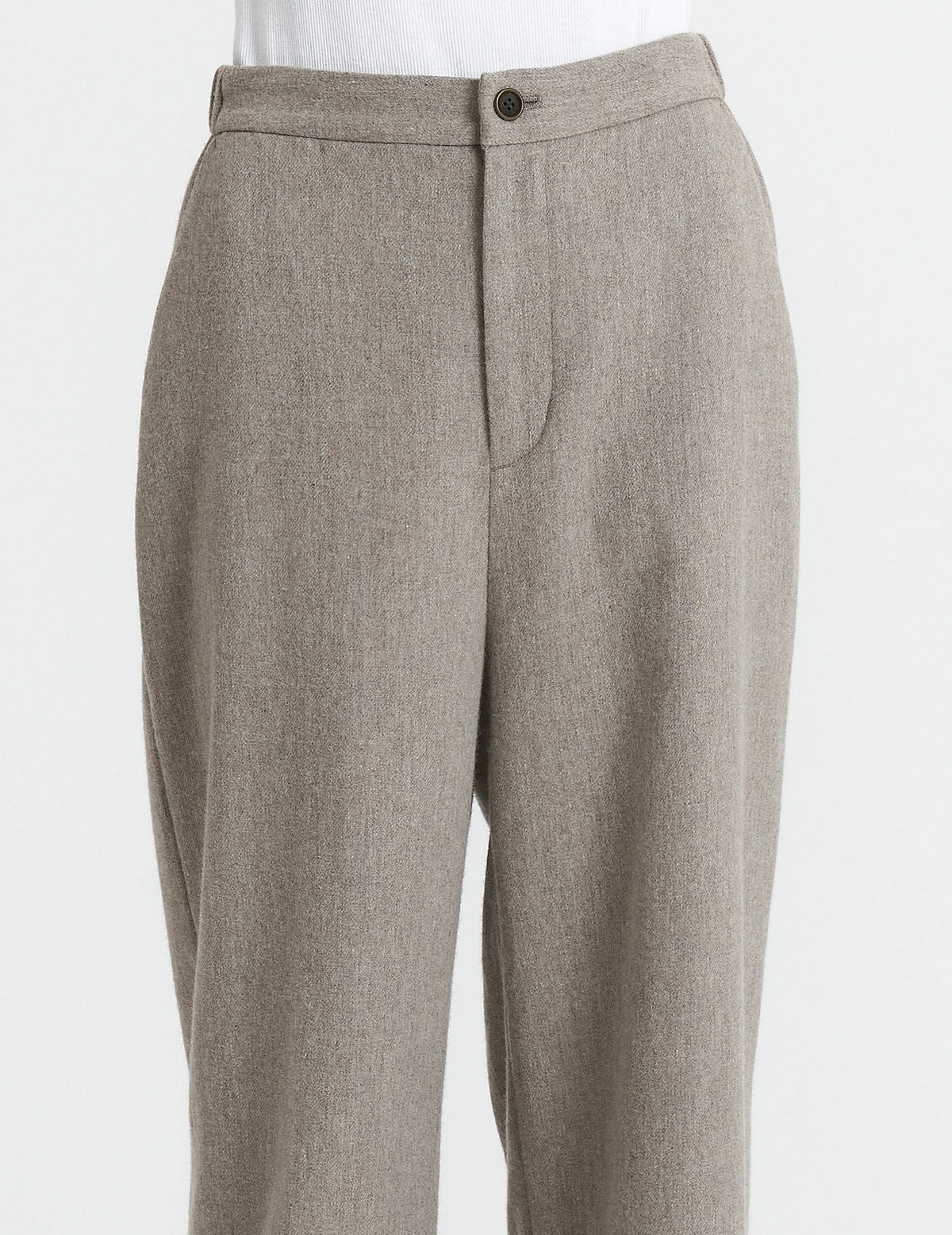 ECO WOOLフラノ ワイドパンツ