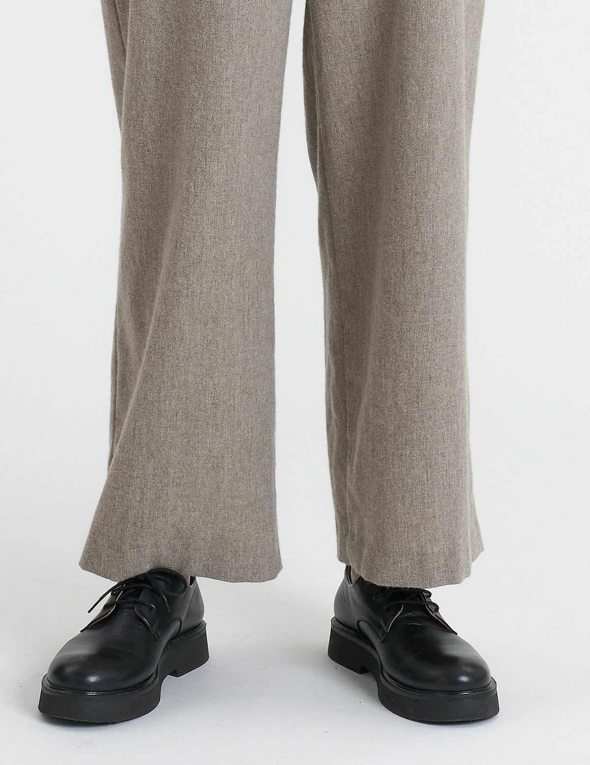 ECO WOOLフラノ ワイドパンツ