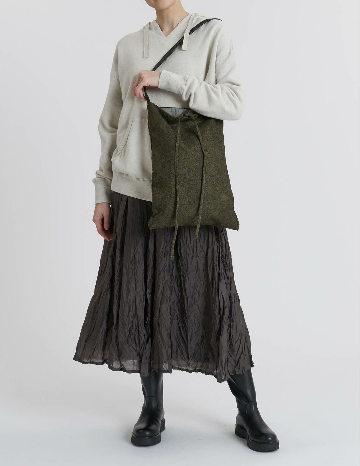 WILLOW BOUGHS/PIMPERNEL 製品染ワンショルダーバッグ
