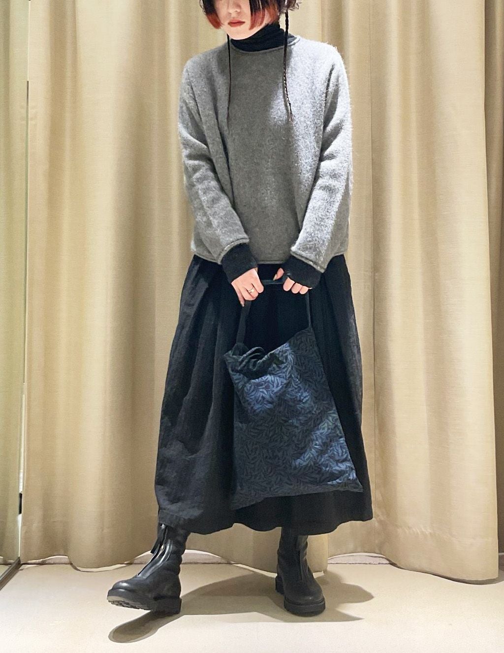WILLOW BOUGHS/PIMPERNEL 製品染ワンショルダーバッグ