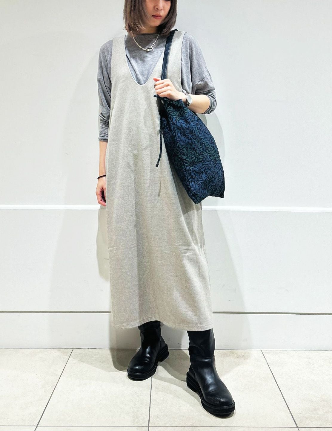 WILLOW BOUGHS/PIMPERNEL 製品染ワンショルダーバッグ