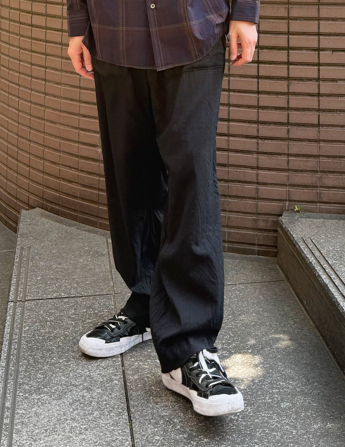 WO/SI ワッシャータンブラーワイドイージーパンツ