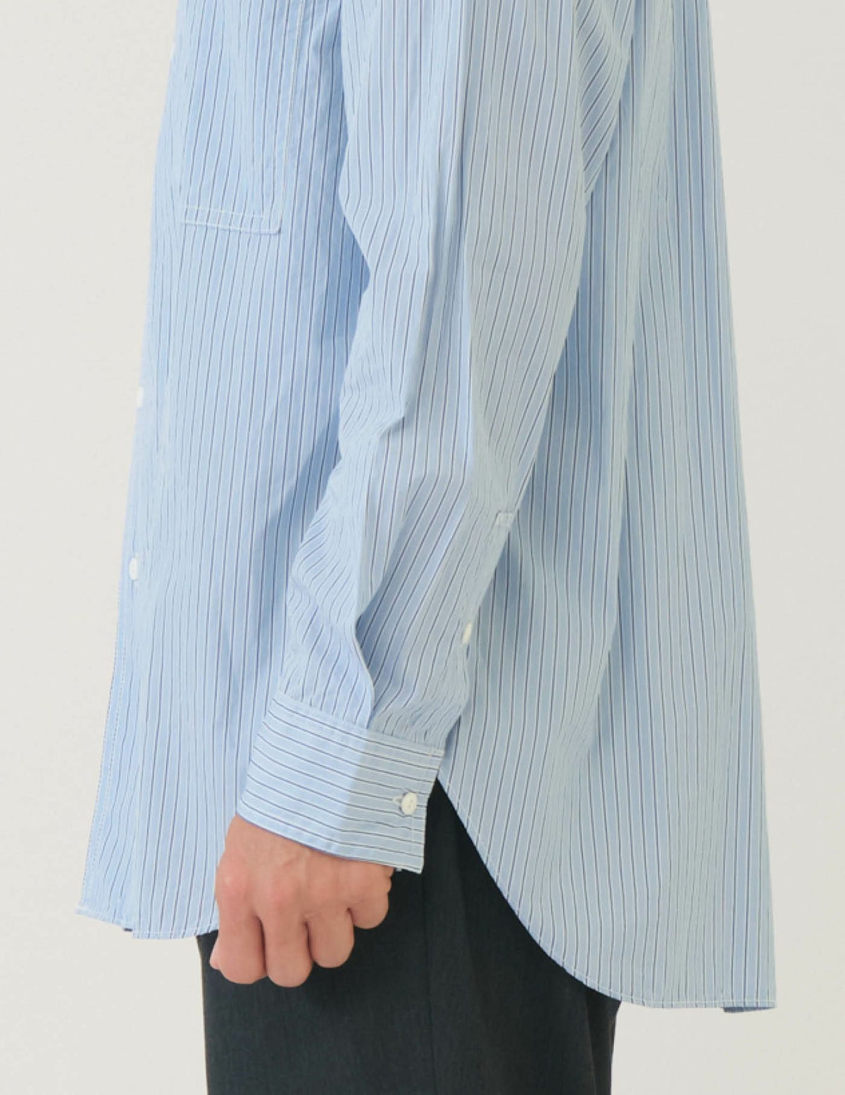 THOMAS MAISONストライプレギュラーカラーシャツ