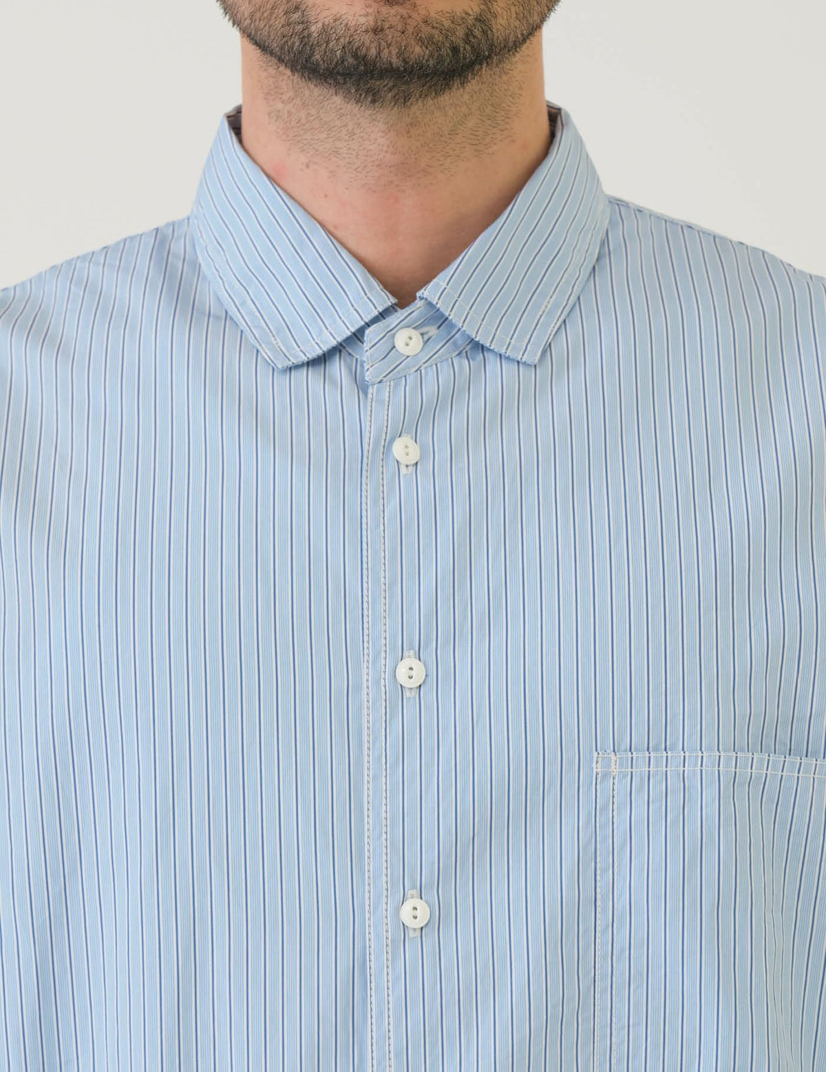 THOMAS MAISONストライプレギュラーカラーシャツ
