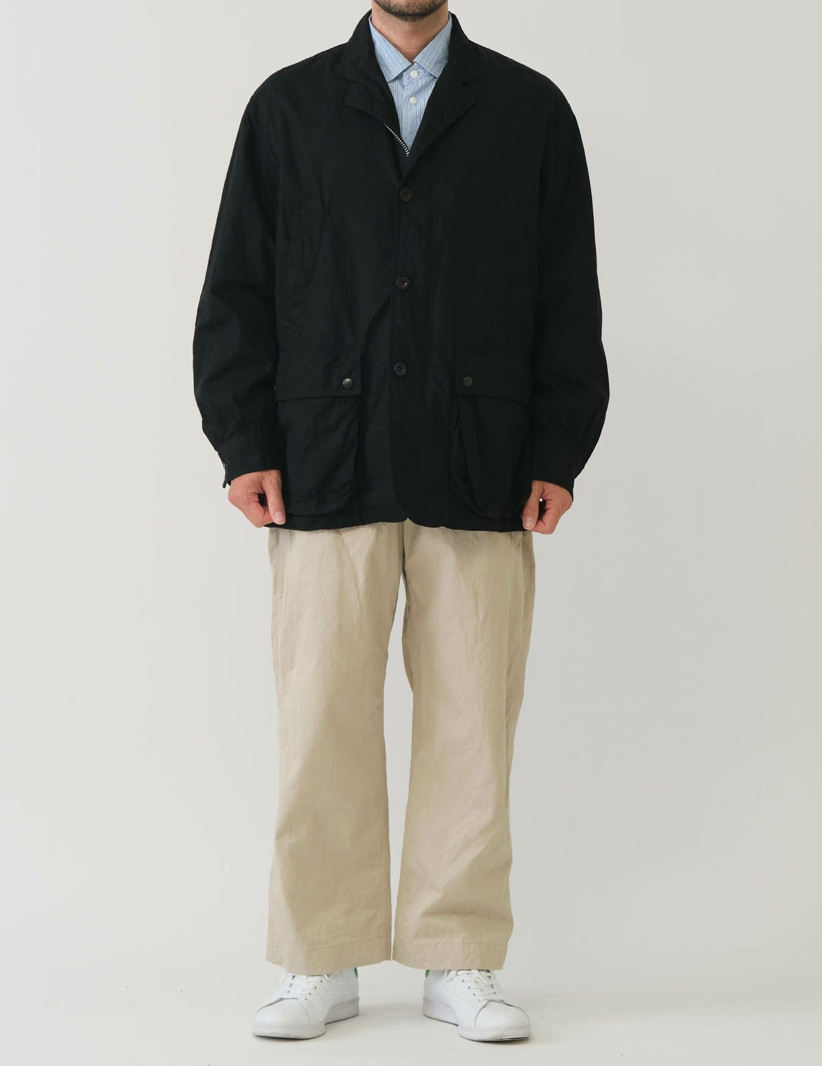 THOMAS MAISONストライプレギュラーカラーシャツ