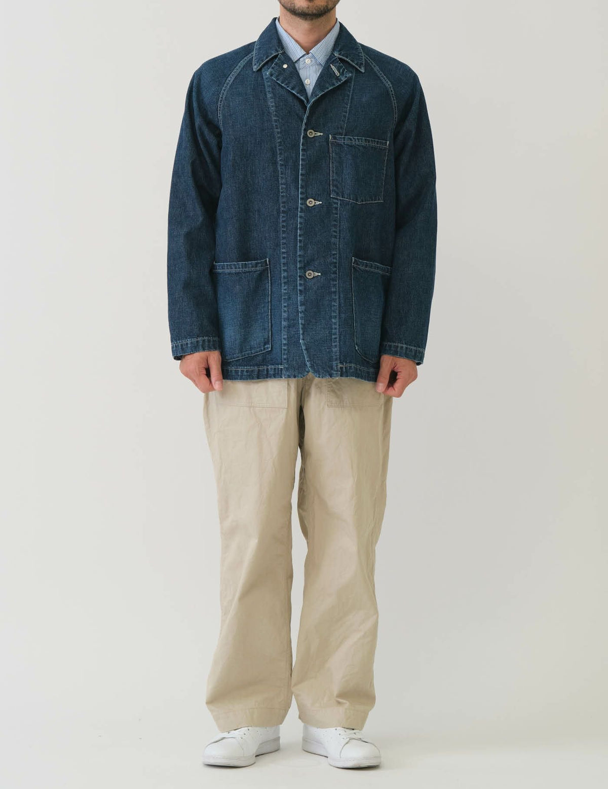 THOMAS MAISONストライプレギュラーカラーシャツ