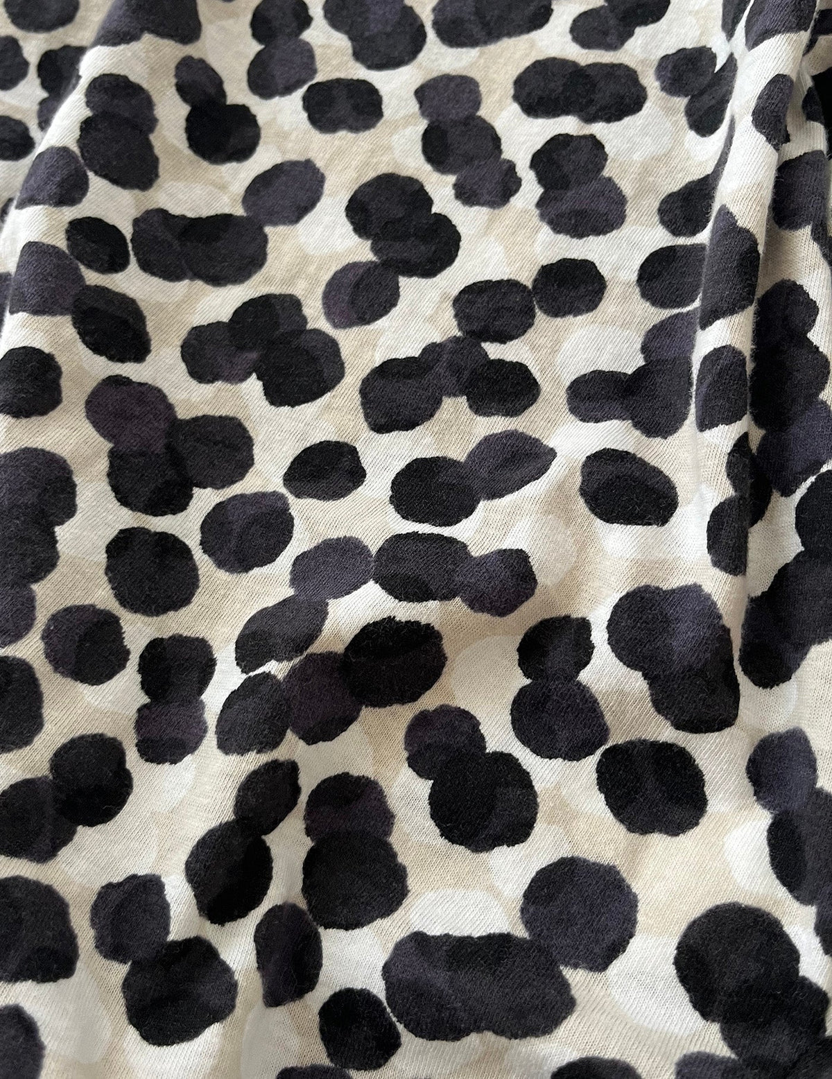ラフィ天竺 dotプリント 半袖Tシャツ