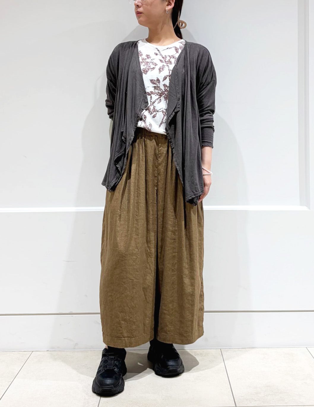 綿ベンベルグ カーディガン