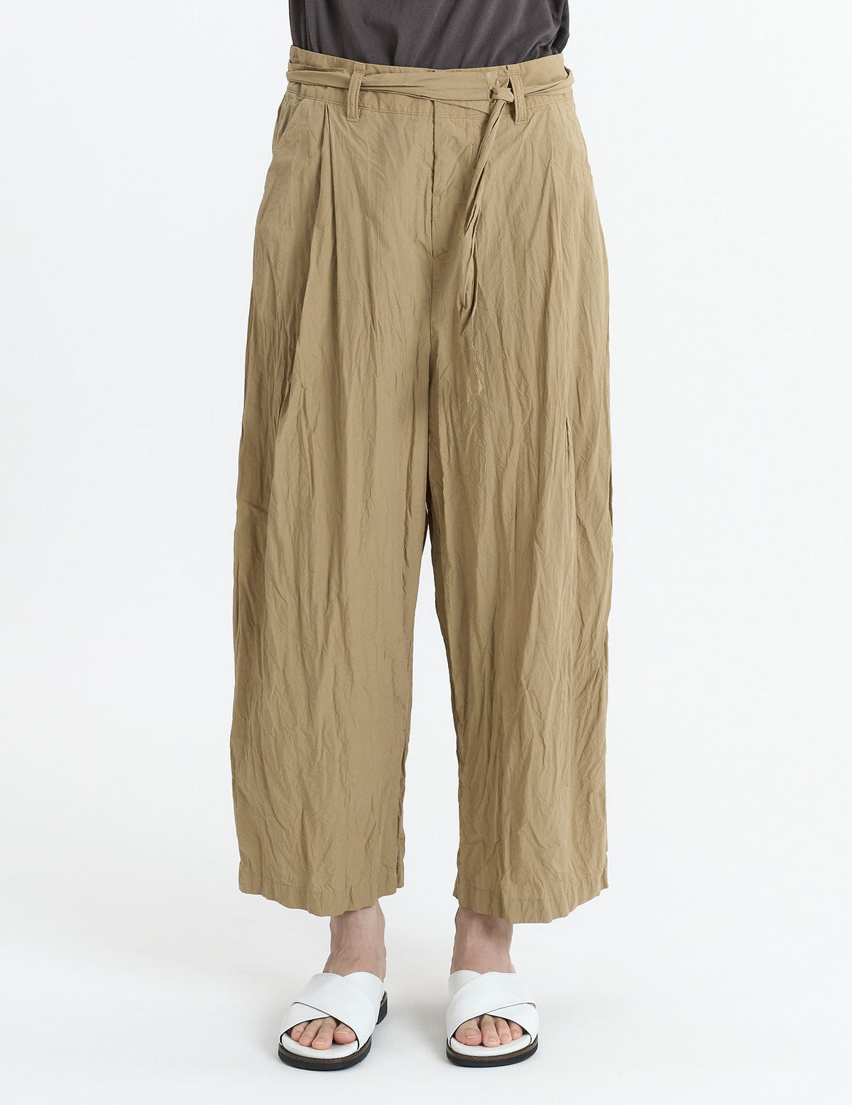80タイプライターしわ加工 パンツ